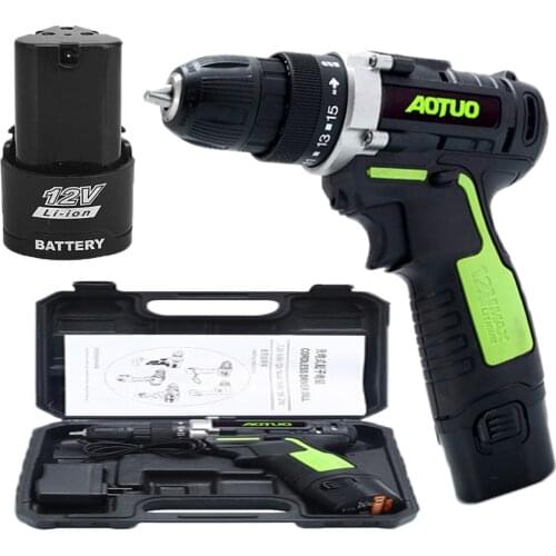 12V lithium battery Q83 charging drill multifunctional electric screwdriver charging hand drill