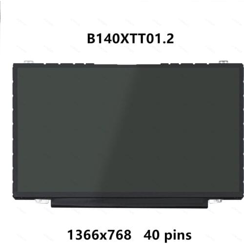 14'' LCD Screen Display Panel Matrix with Touch Digitizer B140XTT01.2 For Dell Inspiron 3000 3442 7P07H52 H/W:5A F/W:1 1366X768