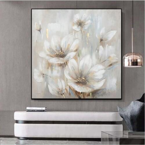 Large 100% Hand-Painted Flower Abstract Modern Oil Painting On The Canvas Wall Of The Art Wall Pictures Room Decorat No Frame