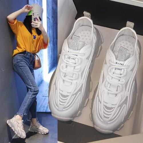 Net shoes jelly bottom old shoes women 2021 summer new style net yarn thick bottom sponge cake casual sports shoes womens shoes