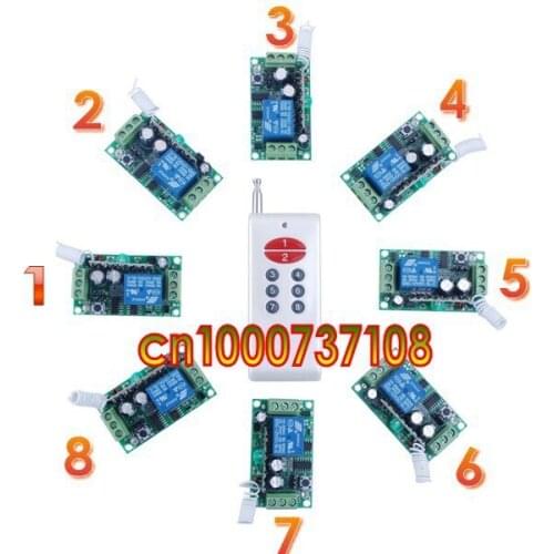 DC12V10A 1CH Wireless Remote Control Switch System Smart home control system Light control