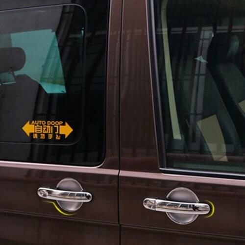 For Volkswagen/VW Multivan Caravelle T5 T6 2017 2018 2019 2020 ABS Door Handle Door Bowl Sticker Bright Strip Car Accessories