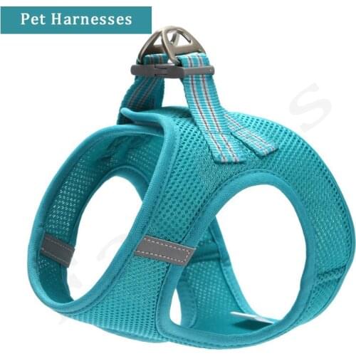 Flexible Reflect Dog Vest Harnesses Leash Type Walking For Small Medium No Pull Dog Harness Leash Set Reflector Belt Pet Supply