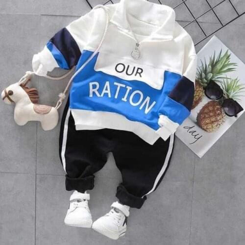 New Brand Outfits Sets Spring Fall 3T Baby Boy Girl Clothes 2pcs Laple Long-Sleeved T-Shirt Pants Jogging Suit Kids Clothes
