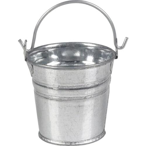 Metal Small Bucket for RC Car 1/10 Axial SCX10 TAMIYA D90 D110 CC01 Off Road Roc