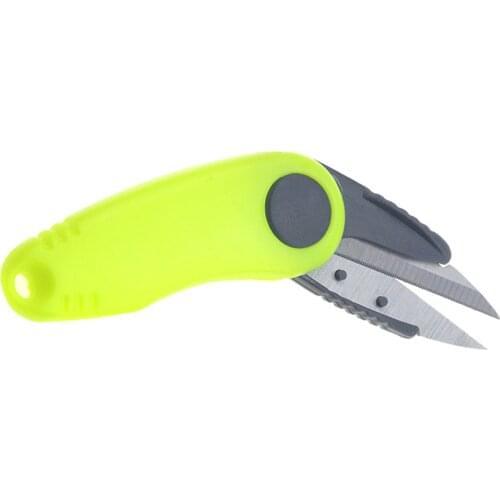 Multi-function Foldable Fishing Line Cutter Braided Line Scissors Braid Scissor Fishing Plier String Braid Cutter