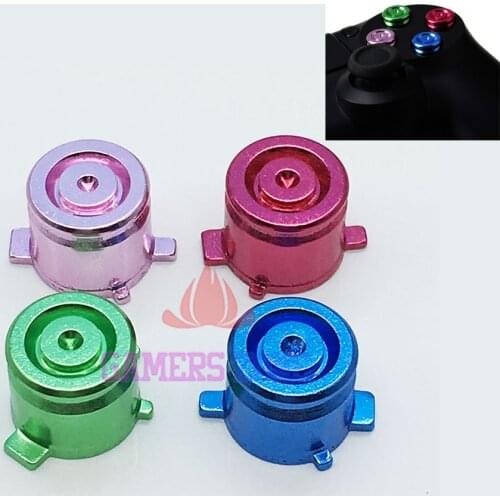 1set~30sets For Sony Playstation 3 4 Aluminum Metal Fancy Bullet Buttons Mod Kit Set for PS3 PS4 Controller Mix Colors