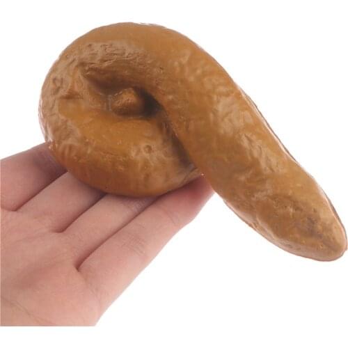 New Gag-Funny Joke Tricky Toys Mischief Turd Gag Gift Realistic Shits poop Fake Turd Classic Shit Funny Toys 11* 5 * 4cm