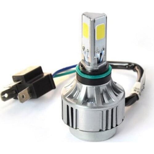 40W 4500LM COB Motorcycle Headlight Front Bulb Light LED 3 sides LED Lamp Bright White 6000k DC 6V 36V Led Headlight