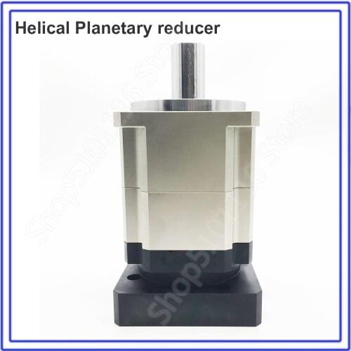 Planetary Gearbox 10:1 Helical 3Arcmin Reducer 10 Ratio 22mm Input for NEMA52 120mm 130mm 1KW 2KW 3KW AC Servo Motor Robot CNC