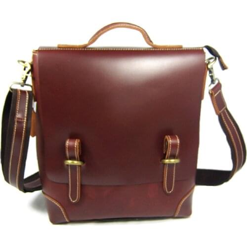 Wholesale Luxury Mens Genuine leather messenger bag Leather shoulder bag men crossbody bag cowhide tote handbag male M303