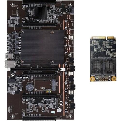 HOT-BTC Mining Motherboard X79 H61 with 120G SSD 5X PCI-E 8X LGA 2011 DDR3 Support 3060 3080 Graphics Card for BTC Miner