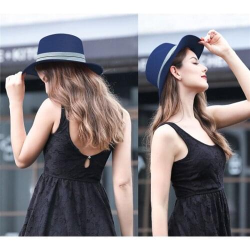 Jovivi 1x England Style Straw Sun Hat Summer Unisex UV Protection Hats Casual Vacation Panama Straw Hat Women Seaside Beach Caps