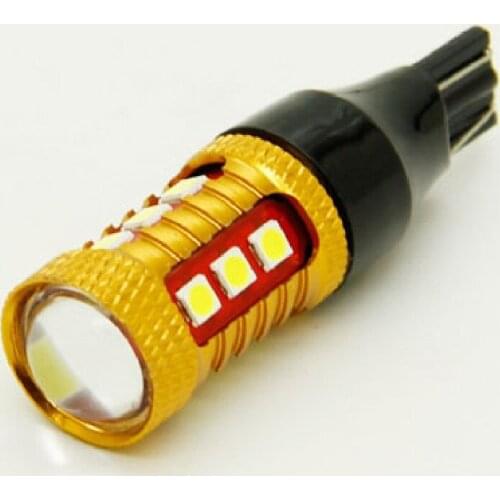 1pc T15 t10 15 SMD 3030 LED Auto Additional Brake Lamp Backup Reverse Lights Car Daytime Running Light White 12V 24V canbus