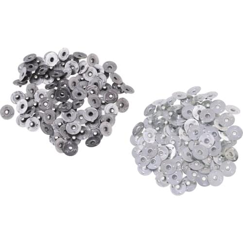 High Quality Metal Wick Sustainers - Wick Tabs - Wick Holder - Candle Making Supplies - Set of 400pcs in 2 sizes / colors