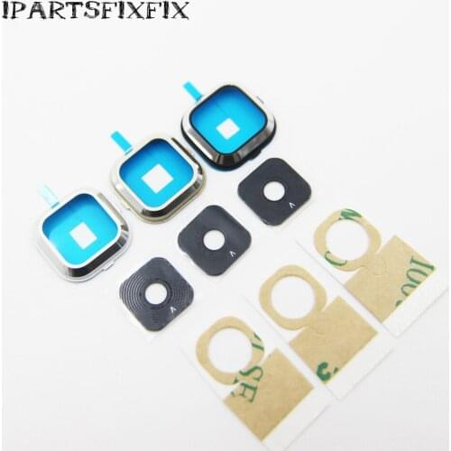 10pcs/lot New For Samsung A5 A5000 SM-A500 A500F A7 A7000 A700F Camera Lens Cover Glass Frame Silver black