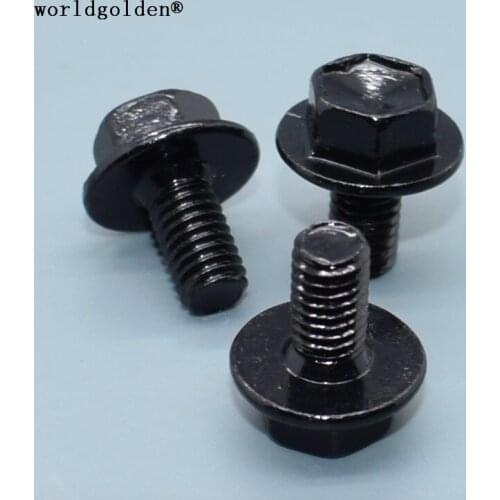 Worldgolden 100pcs auto metal Steel Non Tapping Screw for Toyota 90159-50316