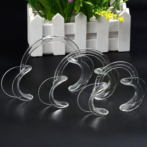 5 pcs C Shape Plastic Dental lip cheek retractors mouth opener orthodontic tools dental products Oral Clean Tool teeth whitening