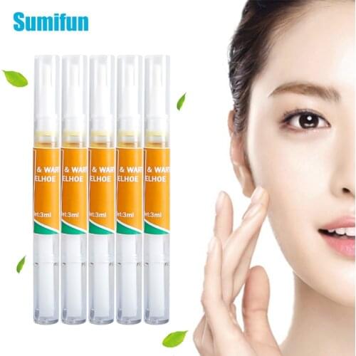 5pcs Wart Treatment Papillomas Removal Pen of Warts Liquid From Skin Tags Removing Against Moles Remover Wart Removal liuld