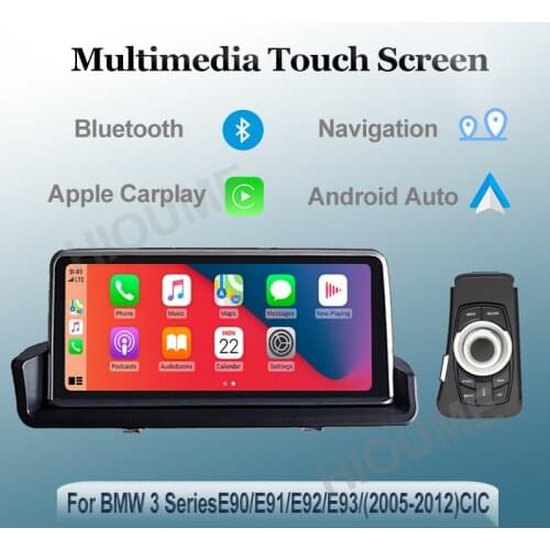 8.8" Wrieless Apple CarPlay Android Auto Car Multimedia For BMW E90 E91 E92 E93(2005-2012) Head Unit IPhone IOS System
