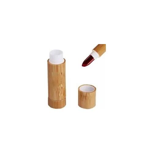 Natural Portable 5.5ml Bamboo Lip Gloss Container Lipstick Tube DIY Container Lip Balm Tubes,Bamboo Empty Lip Gross Containers