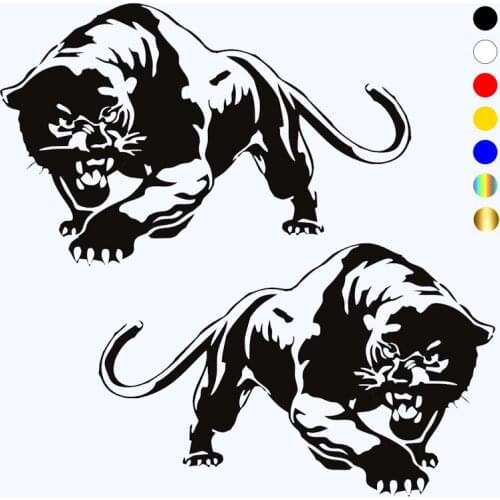 CK2808#47*30cm Black panther funny car sticker vinyl decal silver/black car auto stickers for car bumper window car decorations