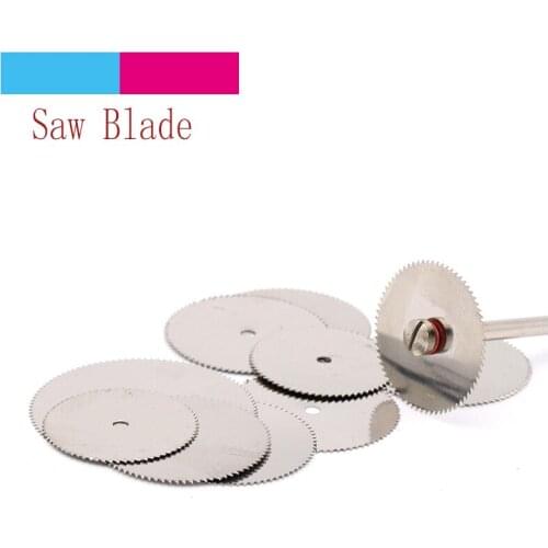 20pcs 22/25/32mm Circular Saw Blade Rotary Tool Metal Cutter Power Tools Set Wood Cutting Discs Drill Mandrel Cut For Dremel