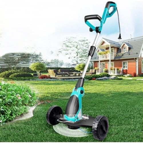 GT650 Electric Lawn Mower Gardening Mowing Tools Grass Trimmer Household Adjustable Handles Lawn Mower 220V 650W 9000RPM 330mm