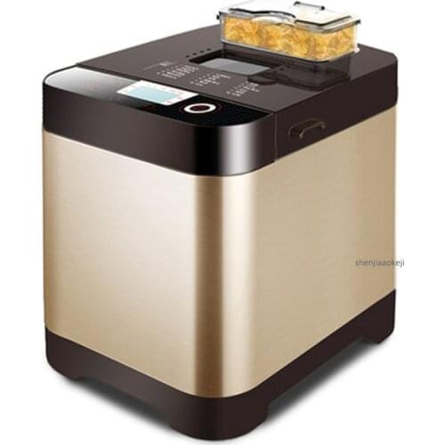 18 menu 1.5 lb capacity three baking color bread machine intelligent automatic feeding bread maker 13h timing bread roster 220V