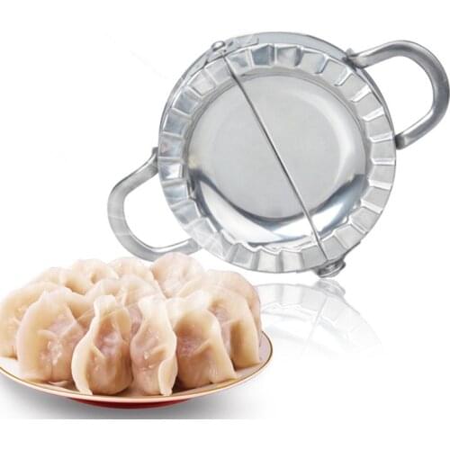 Stainless Steel Dumplings Maker Pressing Dumpling Artifact Mould Dumpling Wrapper Edge Embossing Shaping Mold Pastry Cutter