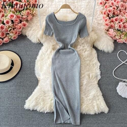 Kimutomo Summer Knitted Dresses