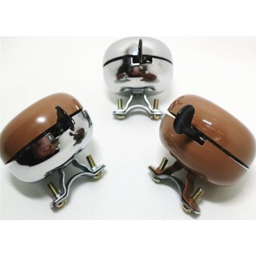 China Bicycle Bell Bike Retro Clear And Loud Sound Ringing Aluminum Silver Red Blue Coffee Brown Vintage Wholesale