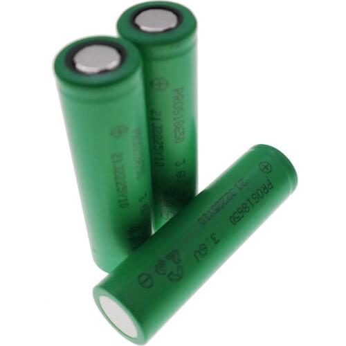 C&P Li-ion 2500mAh 10pcs 18650 recharge batteries cell high power tool battery cell discharge current 20A 18650 li ion battery