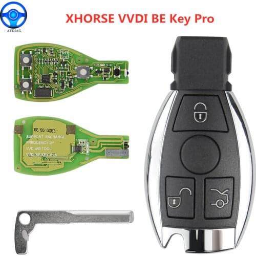 The Newest XHORSE VVDI BE Key Pro For Benz V1.5 PCB Remote Key Chip Improved Version Smart Key Shell Can Convert Tokens To MB BG