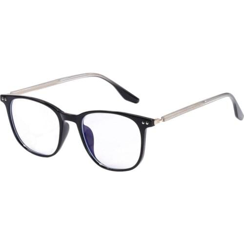 Light Round Computer Glasses Eyewear Frame HD UV Optical Spectacle Glasses Eyeglasses Blue Retro New Unisex Women Men Anti