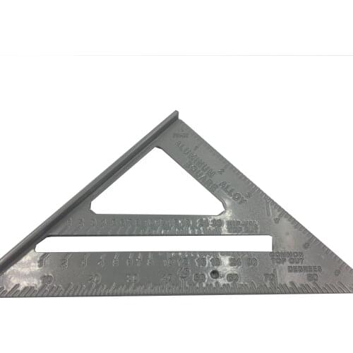 Carpenters Protractor Aluminum Alloy Speed Square Combination Triangle Metric Ruler Miter Framing Measuring Tools Tape Measures