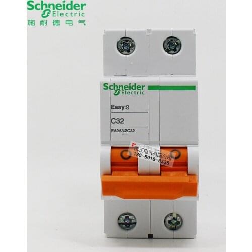 Genuine Schneider Circuit Breaker EA9 Air Switch 2P 6A 10A 16A 20A 25A 32A 40A 50A 63A