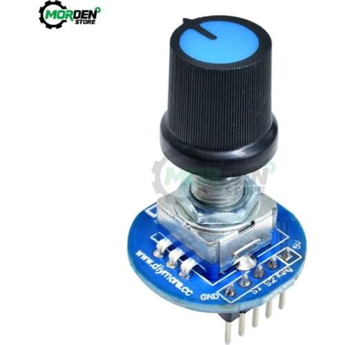 EC11 Rotating Potentiometer Knob Cap DIY Kit Digital Control Module Rotary Encoder Controller Switch 5V For Arduino PCB Board