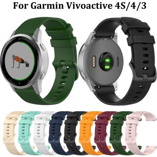 22mm Silicone band for samsung Galaxy Watch 3 41mm/45mm High quality sports strap for Samsung Gear S3 Classic huawei watch gt 2e
