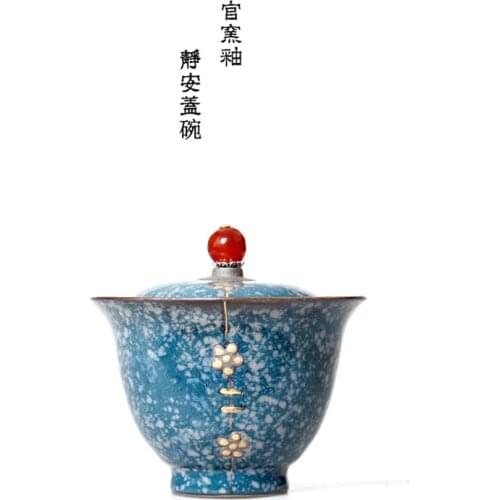 Kung Fu tea set Gaiwan Cup Bowl Jingdezhen Elegant Beautiful teapot kettle Coffee Cup Chinese Tea Pot Designer Teaware Gift New