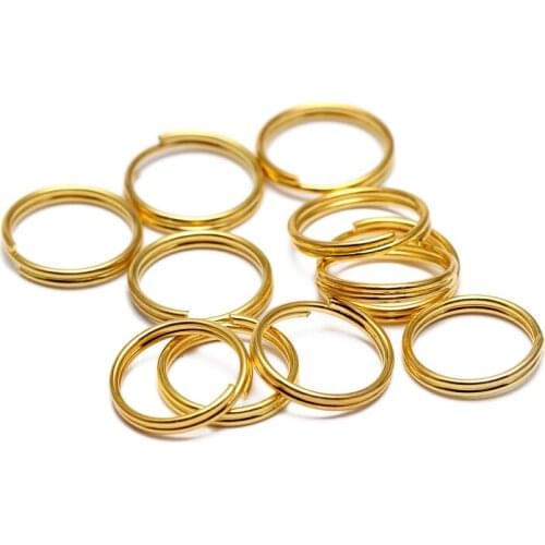 100pcs 5 6 7 8mm Stainless Steel Jump Rings Double Loops Jump Rings Link Loops for DIY Jewelry Connector Making