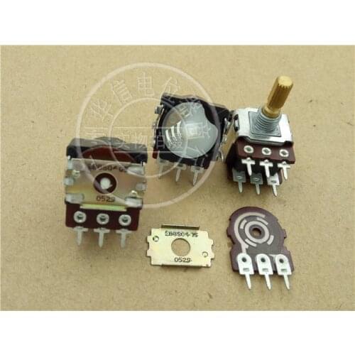 US CTS 6 pin double encoder 288S0405 with step 16 point 15MM shaft switch