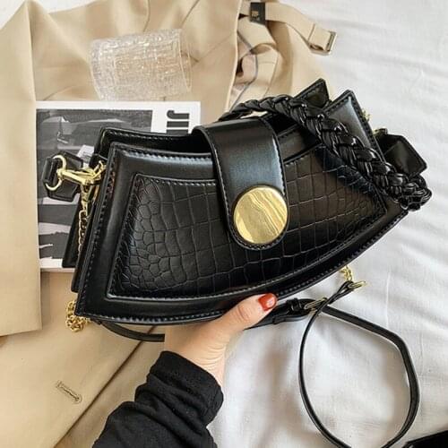 Alligator Pattern Saddle Bags Women Clutch Purses Luxury Designer Handbags Hasp Satchels Underarm Bag Shoulder Messenger Bags