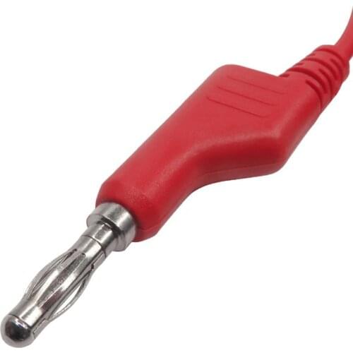 10 pieces Dual Banana Plug Test Cable Multimeter Tests Leads with Soft Silicone Cover Electronic Connectors