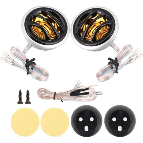 2Pcs 12V 150W Car Mini Super Power Loud Dome Audio Stereo Speaker Tweeter Loudspeaker Horn 91dB