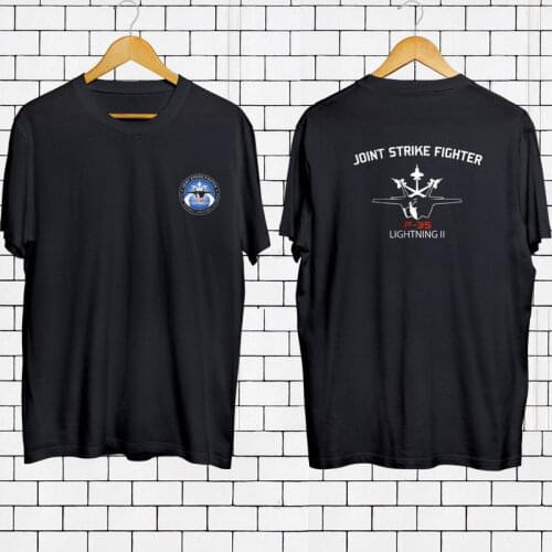 2019 F-35 F 35 Lightning II Joint Strike Fighter Combat Aircraft ARMY Military Black T shirt Tee shirt