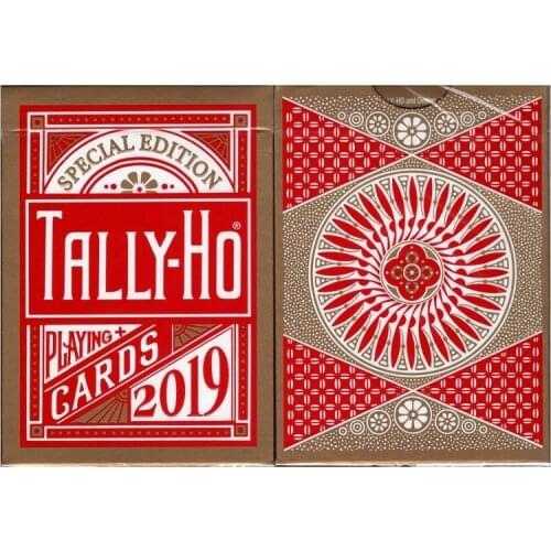 2019 Tally-Ho Red Playing Cards USPCC Chinese New Year Limited Edition Deck Poker Size Magic Card Games Magic Tricks Props
