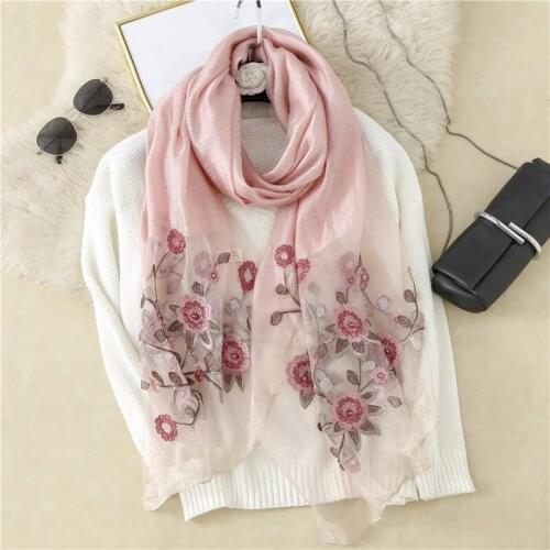 2021 Brand Women wool Scarf Silk Scarves for Lady Pashmina Red Foulard Female Bandana Hijabs Scarfs Neck Shawls Wraps New Style