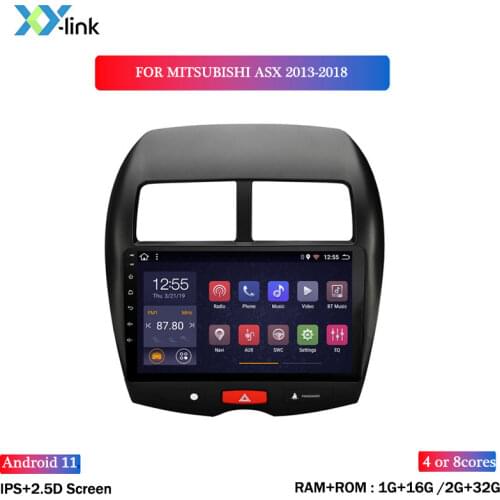 Car Multimedia 9 Inch IPS 2.5D Vehicle Android 8.1 Car Radio For Mitsubishi ASX 2013-2018 GPS Navigation Stereo