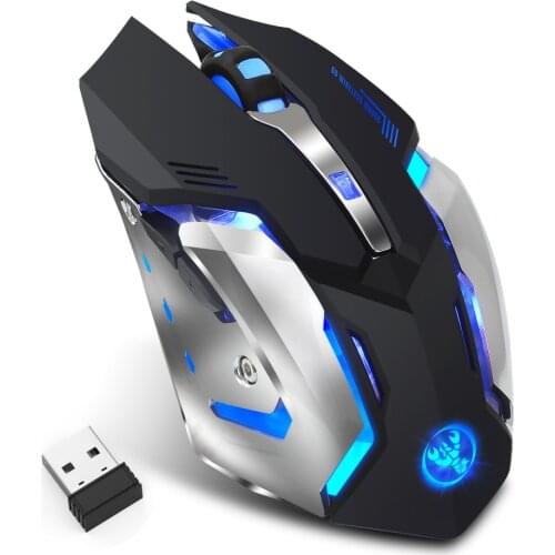 2.4G wireless mouse computer gaming mouse 2400DPI luminous gaming mouse for PC computer games